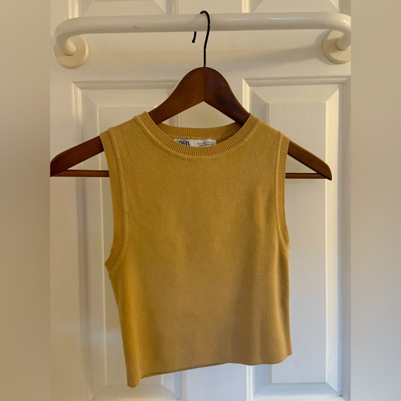 Zara crop tank top. Size Small. - Picture 1 of 2